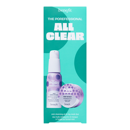 The Porefessional All Clear Cleansing Oil And Clay Mask Duo Mini