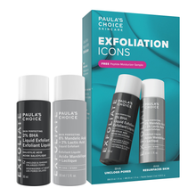 Exfoliation Icons Set