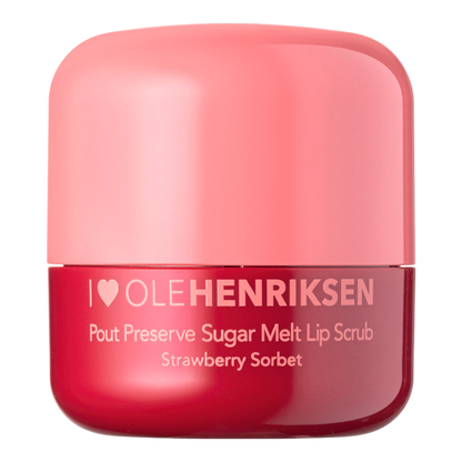 Pout Preserve Sugar Melt Lip Scrub - Strawberry Sorbet