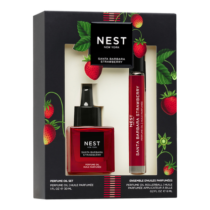 Santa Barbara Strawberry Perfume Oil Set (Holiday Limited Edition)