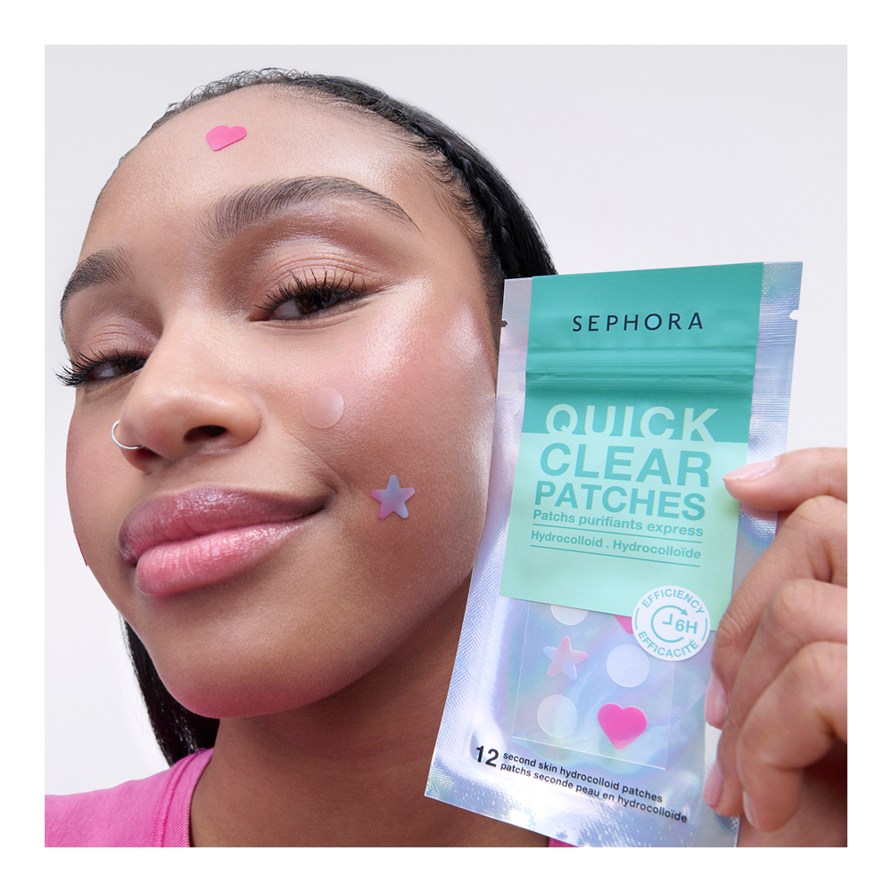 Quick Clear Hydrocolloid Patches - 12Pc