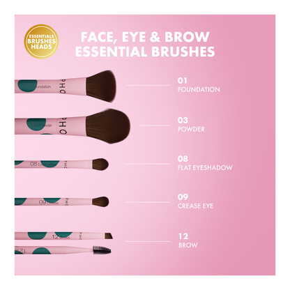 Face & Eye Brush Set (Holiday Limited Edition)