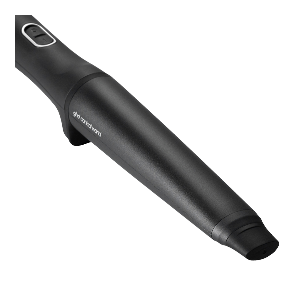 Chronos Curve Conical Professional 28-23mm Curling Wand - Black