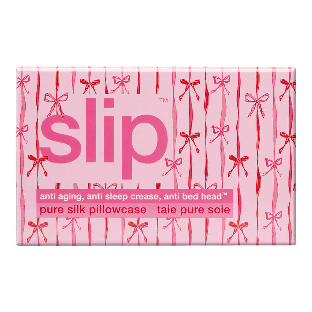 Pure Silk Queen Piped Pillowcase (Holiday Limited Edition) - Strawberry Cupcake