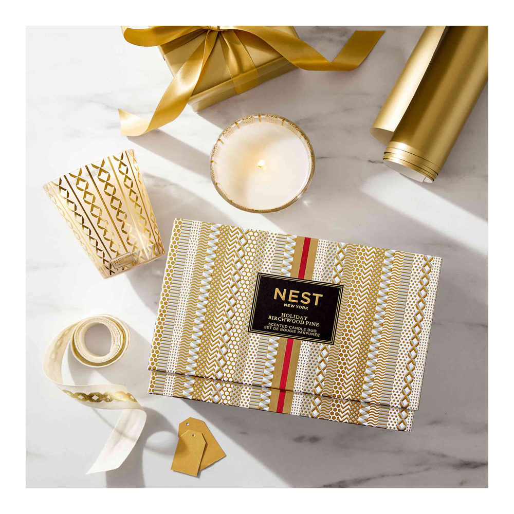 Holiday Birchwood Pine Scented Candle Duo (Holiday Limited Edition)