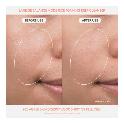 Balance Mode Rice Foaming Deep Cleanser - 250 ML