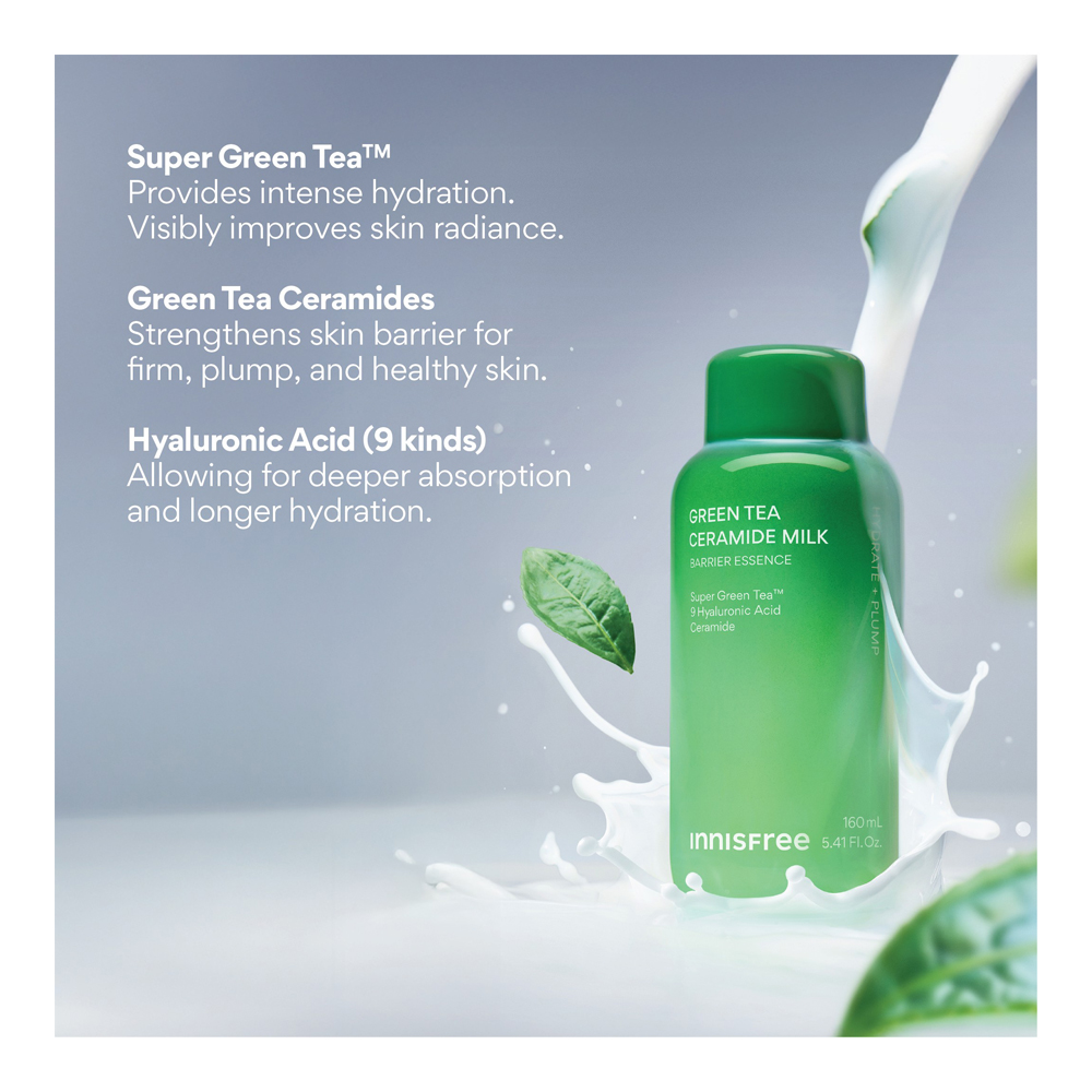 Green Tea Ceramide Milk Barrier Essence - 160ml