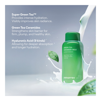 Green Tea Ceramide Milk Barrier Essence - 160ml