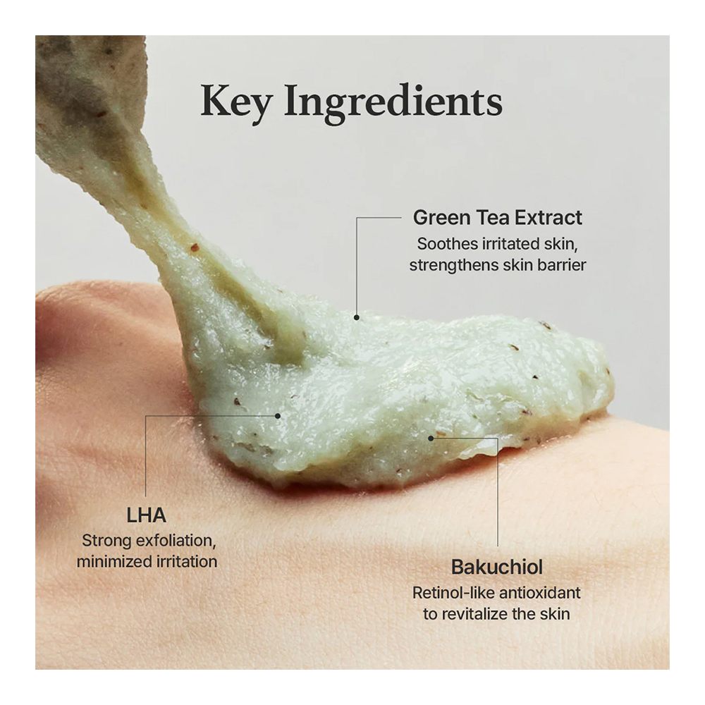 Green Tea + LHA Deep Pore Rice Cake Cleanser - 120g