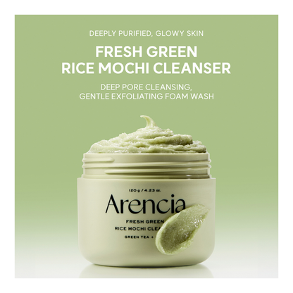 Fresh Green Rice Mochi Cleanser - 120 G