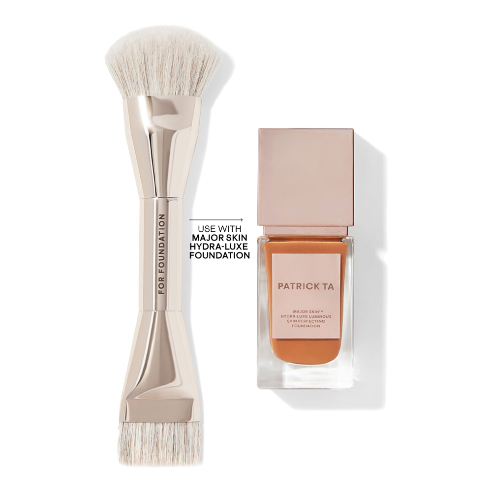 Dual-Ended Foundation Brush