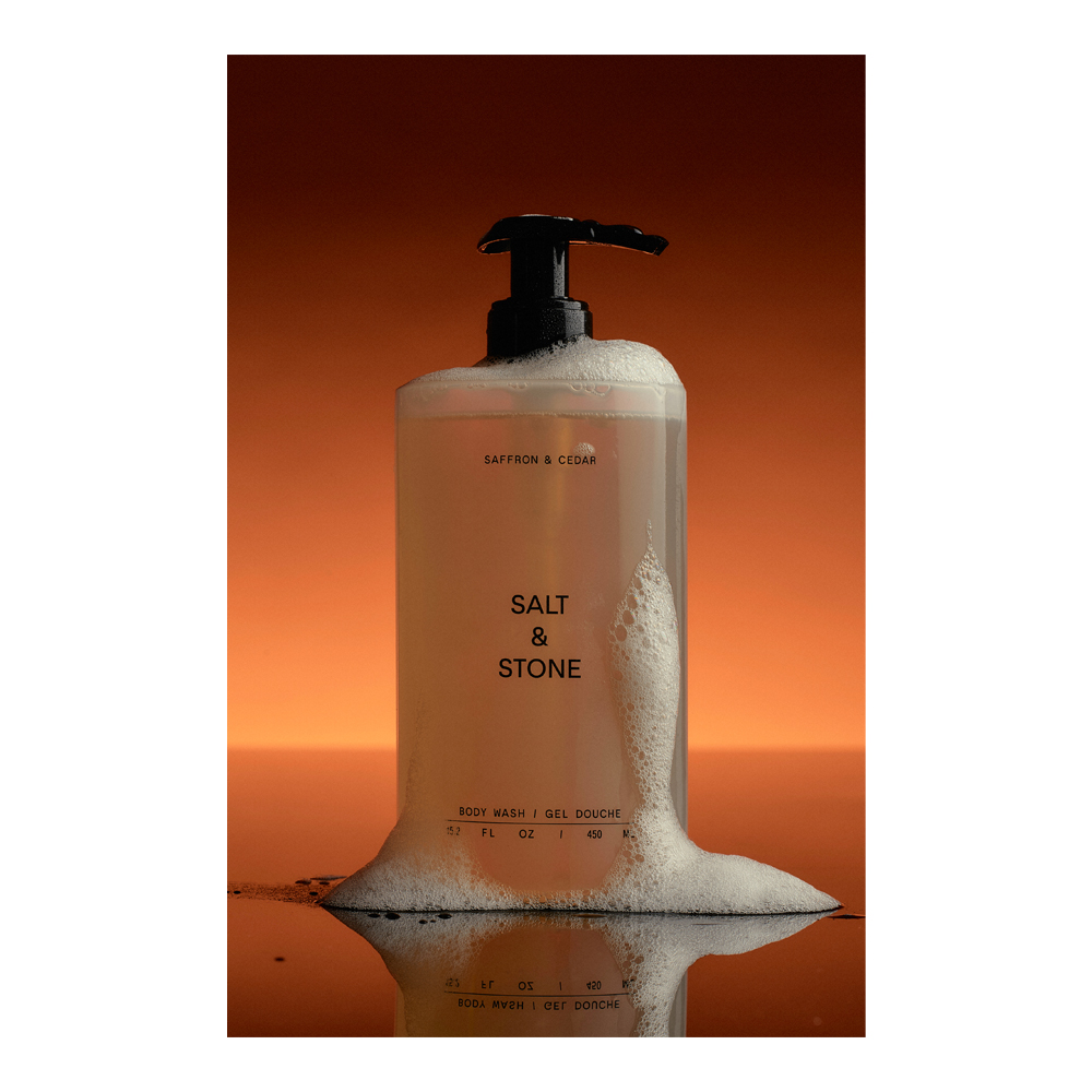 Saffron & Cedar Body Wash - 450ml