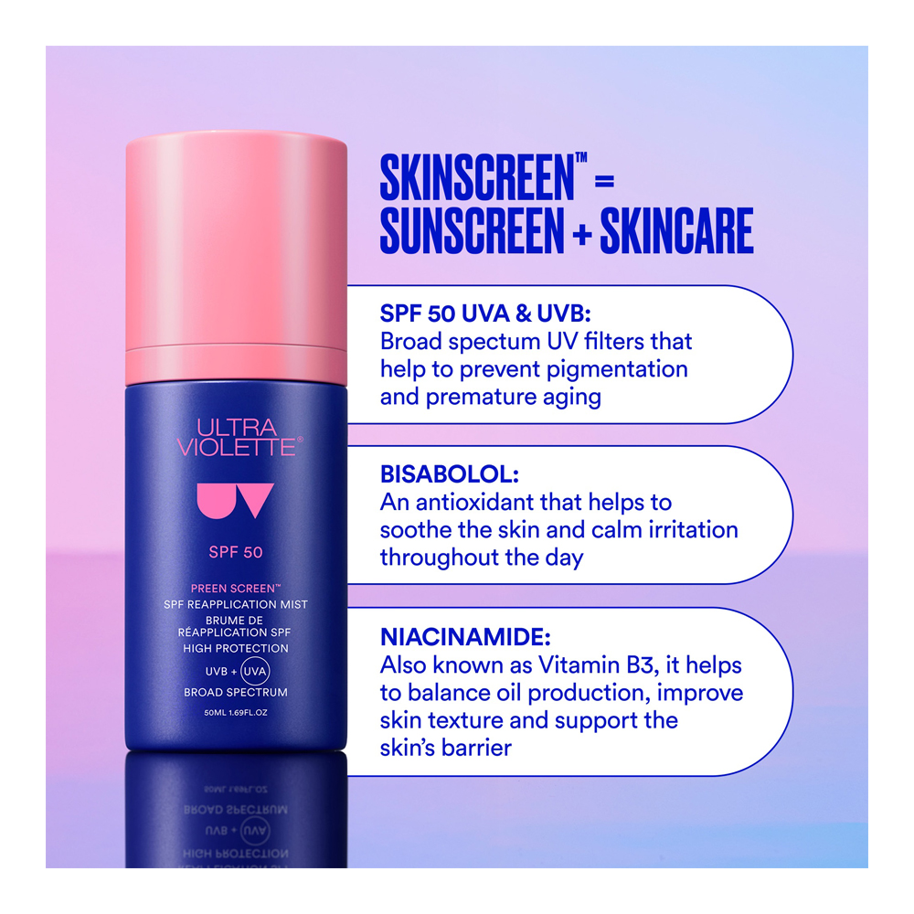 Preen Screen™ SPF 50 Reapplication Mist - 50ml