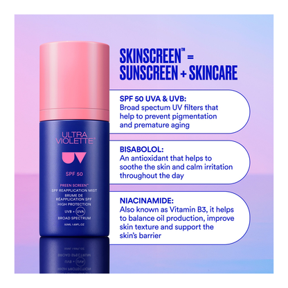 Preen Screen™ SPF 50 Reapplication Mist - 50ml