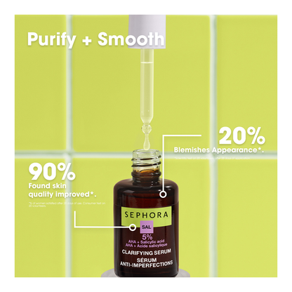 Clarifying Serum With 5% Salicylic Acid & AHAs - 30ml